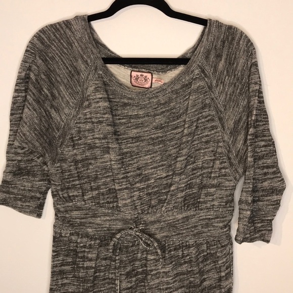 Juicy Couture heather gray cotton viscose dress - Picture 2 of 10